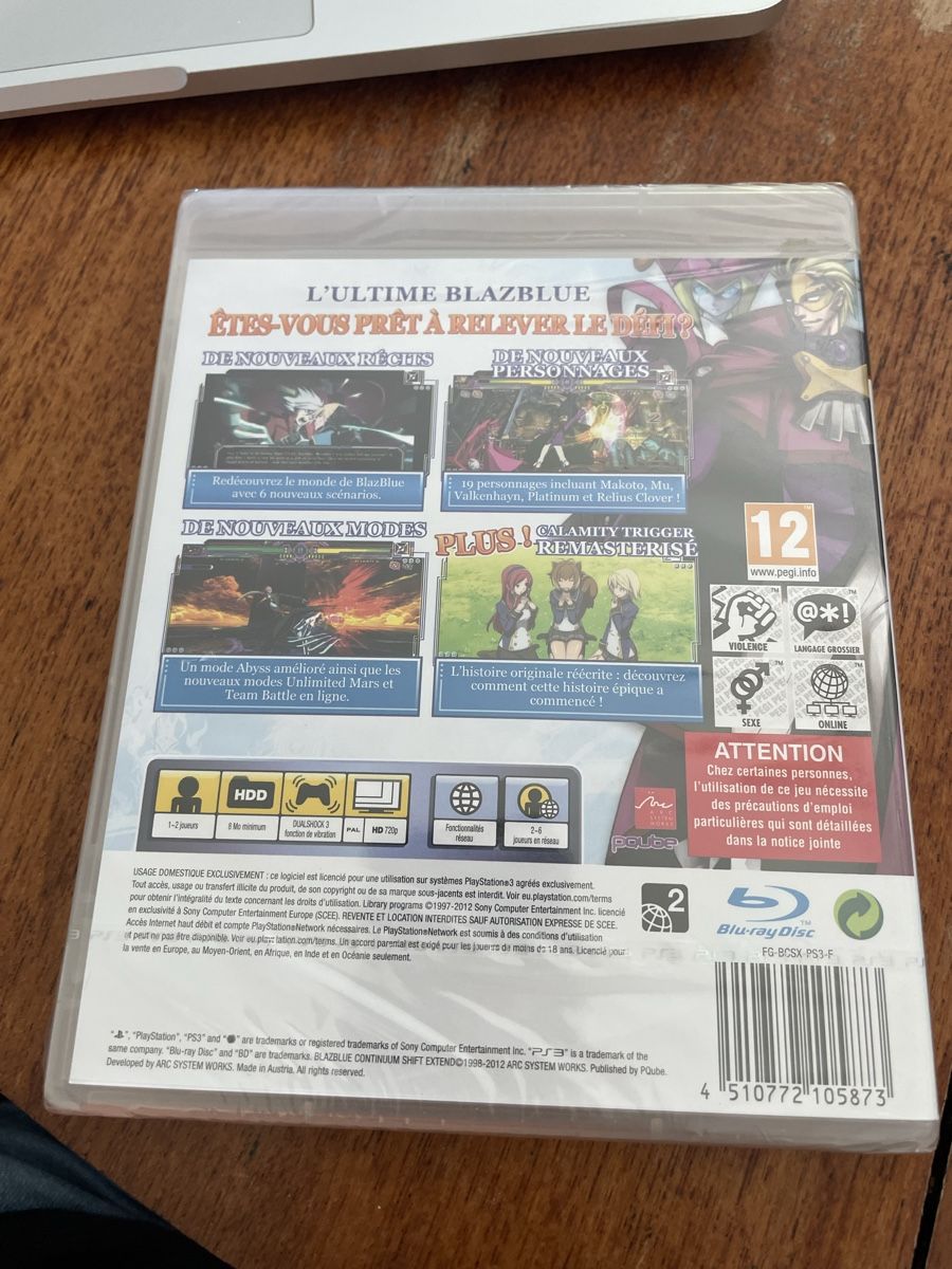 Giochi: Jeu PS3 neuf sous blister / Blazblue – Nuovo e nell'imballaggio originale da Etoy venduto da 6iulian0 1