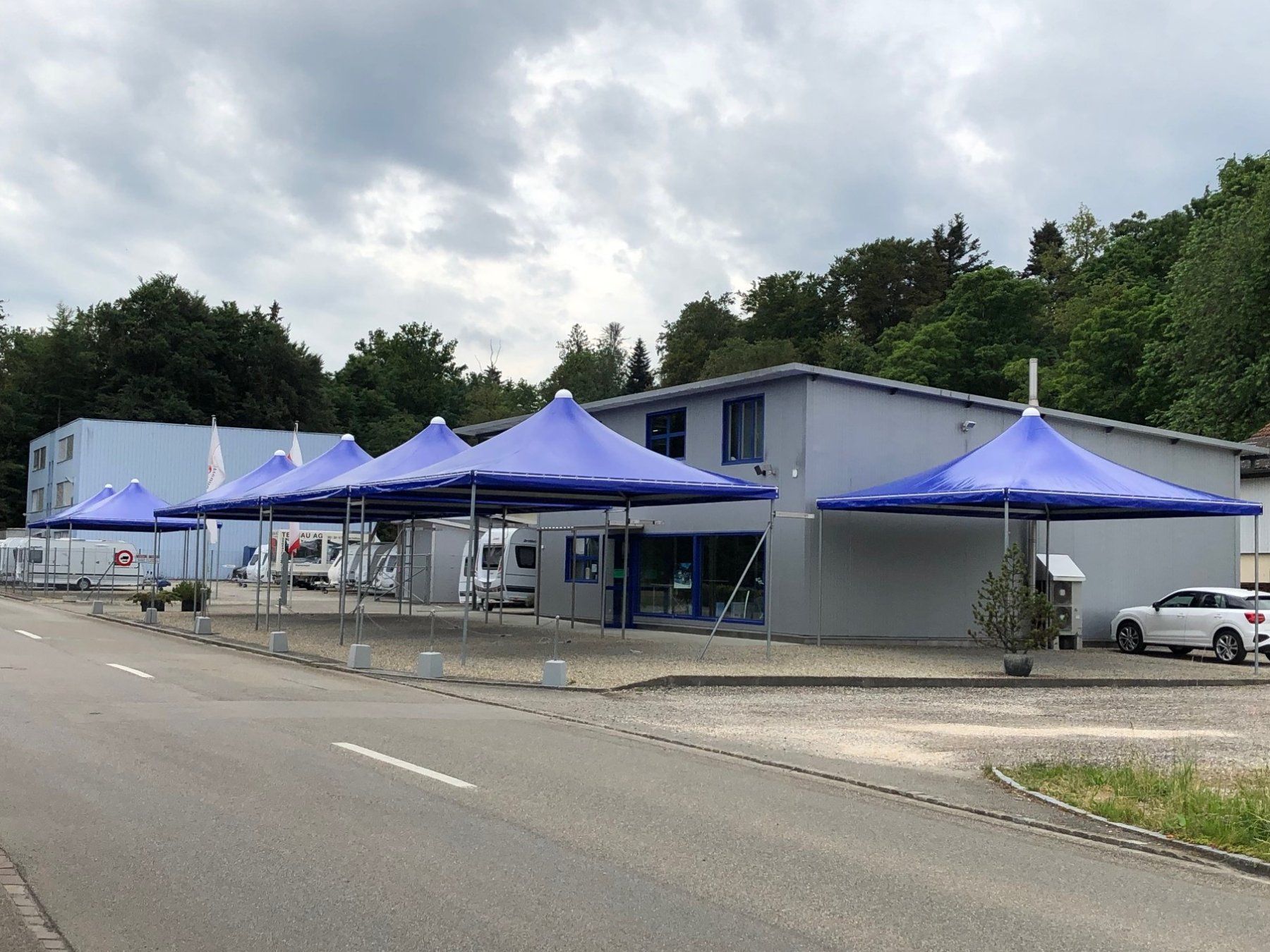 Accessori per la stalla: Texbau Weidezelt 5x4 Ascona – Nuovo e nell'imballaggio originale da Däniken SO venduto da TEXBAU_AG 2