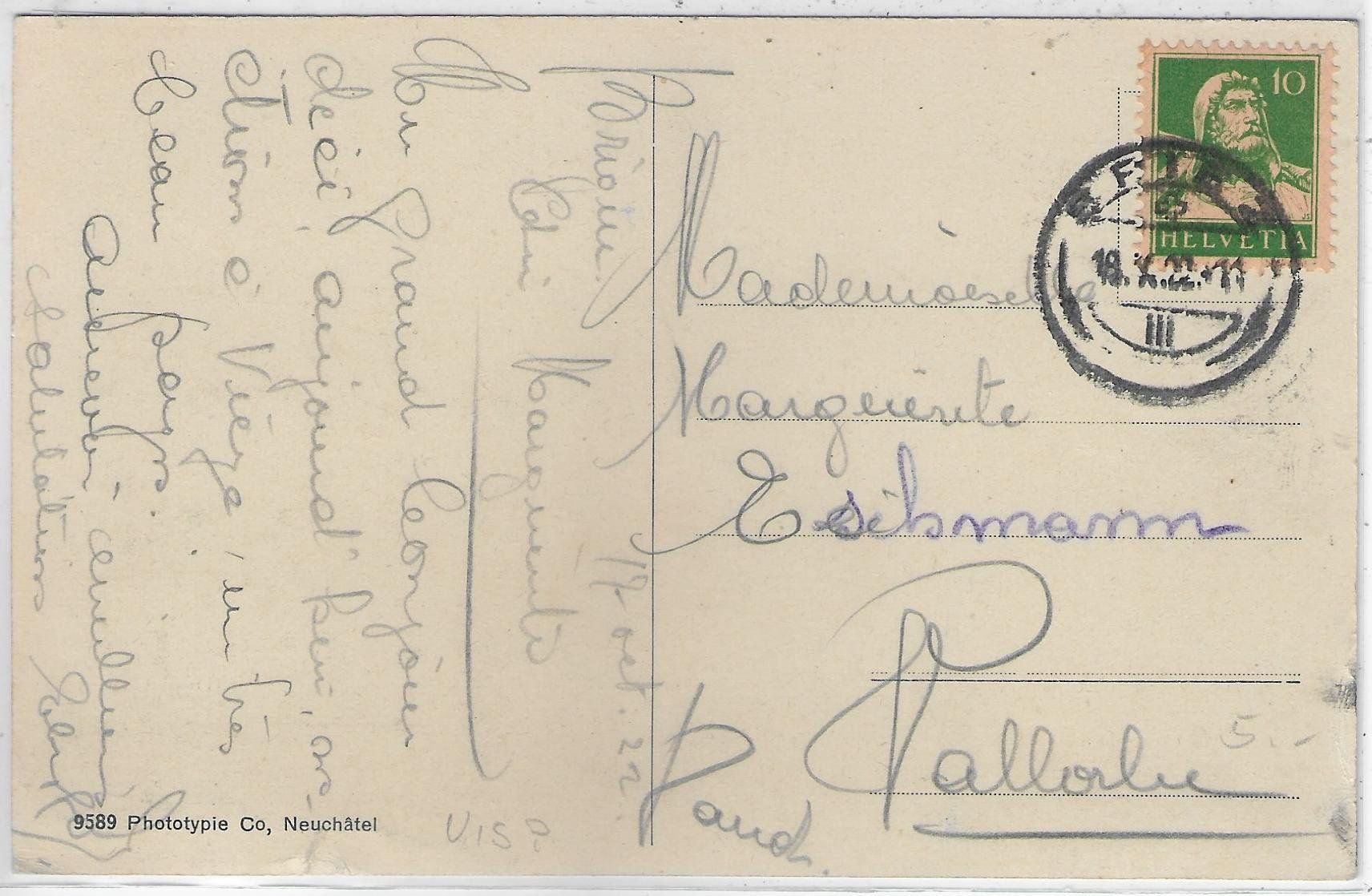 Cartes postales: Visp Viege - Vue generale – D'occasion à Ettingen par Kartenplanet 1
