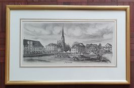 Bild - Lithographie von Amriswil