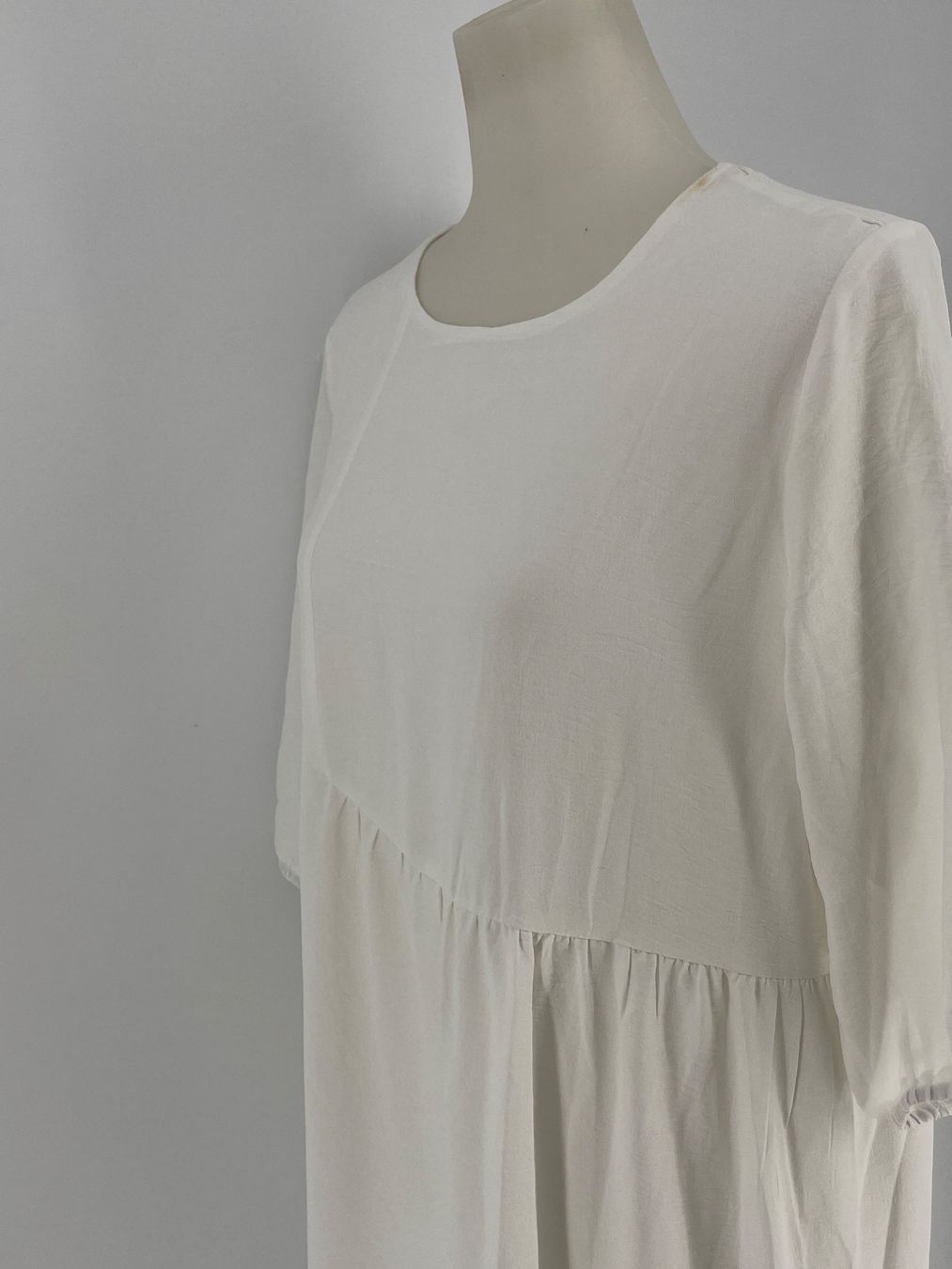 Vestiti: Weisses Kleid/ Maxikleid Gr. L – Usato da Auenstein venduto da moin. 2
