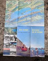 50er/60er Jahre Faltprospekt Bielersee / Biel-Bienne Panoram