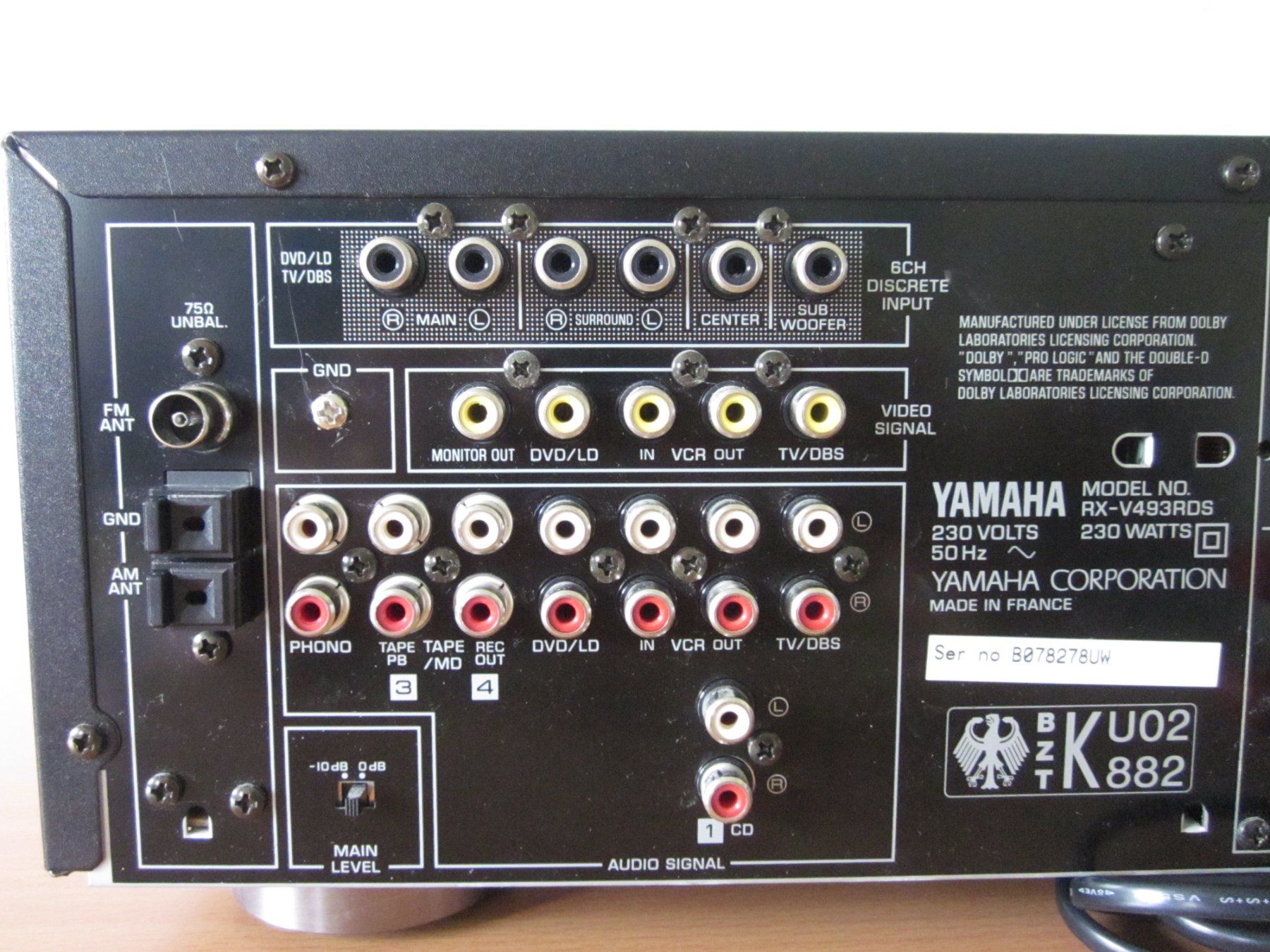 Yamaha Heimkino: Yamaha RX-V 5.1 Home Cinéma – Gebraucht aus Epalinges von Batis82 4