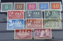 PAX Satz 1945 ungebraucht ohne Falz
