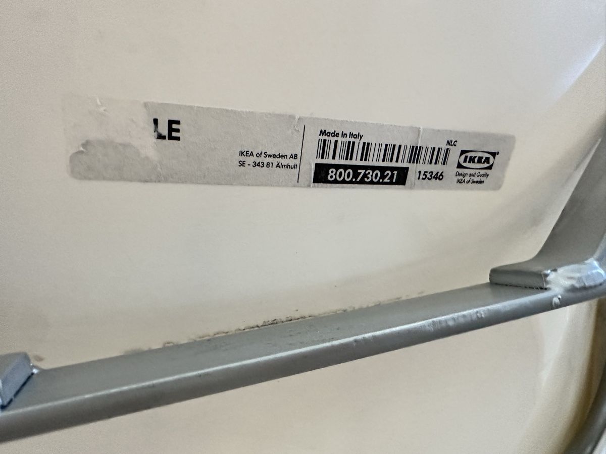 Ikea Sedie: Snille Stuhl weiss  – Usato da Luzern venduto da cam_f7qx 3