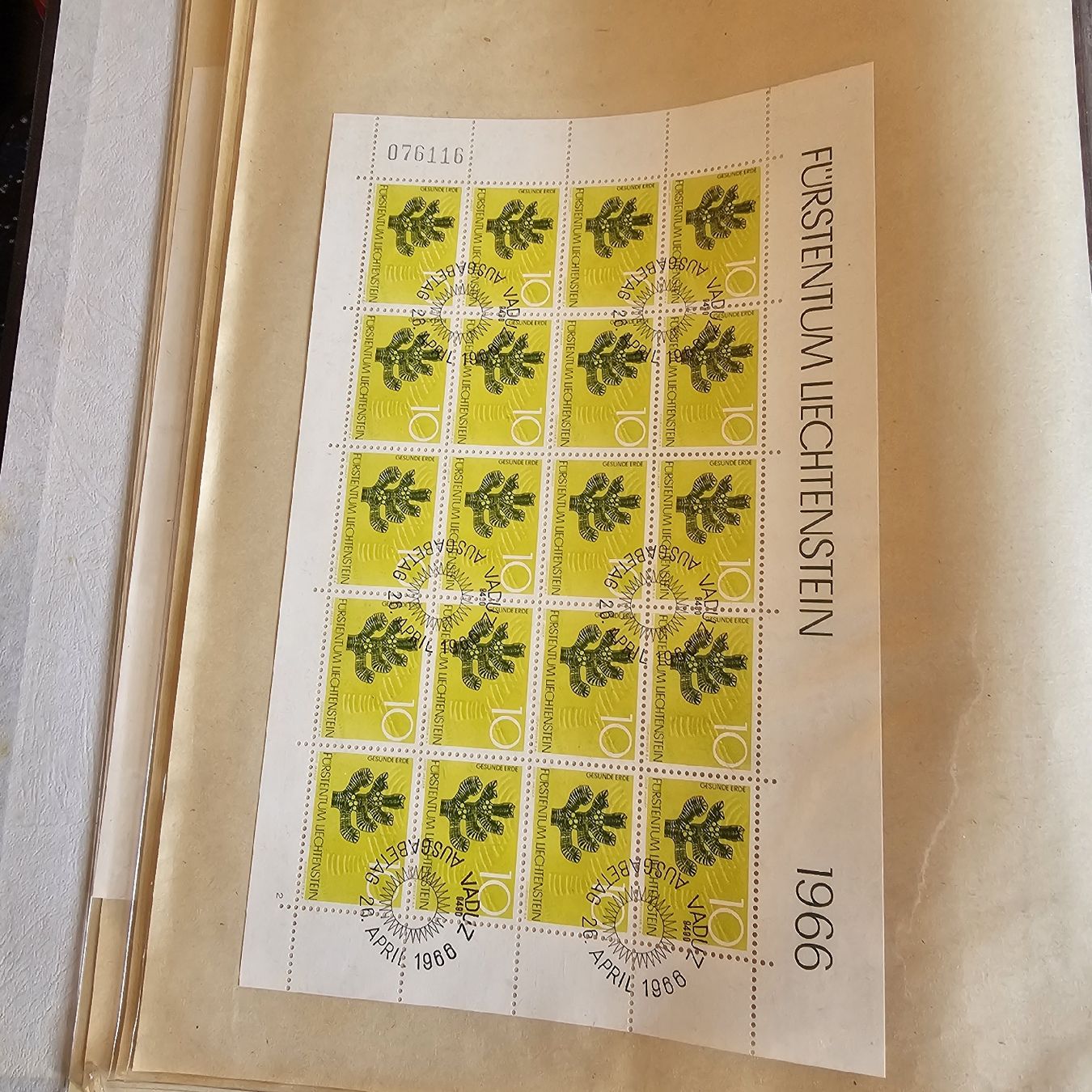 Tutti i francobolli: LIECHTENSTEIN 1966 ET GEST. – Usato da Dintikon venduto da bonita099 3
