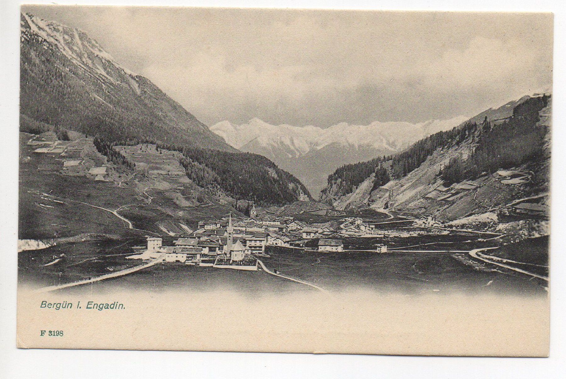Cartoline postali: BERGÜN i. Engadin - F 3198 – Nuovo (secondo la descrizione) da Jona venduto da philajona