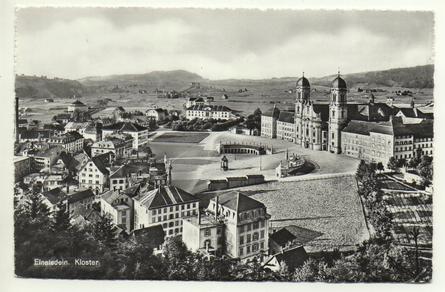 Cartoline postali: EINSIEDELN Kloster – Usato da Jona venduto da philajona