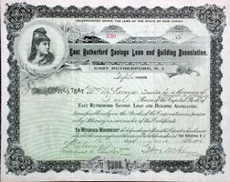East Rutherford Savings Loan and Building Ass.  - 1895