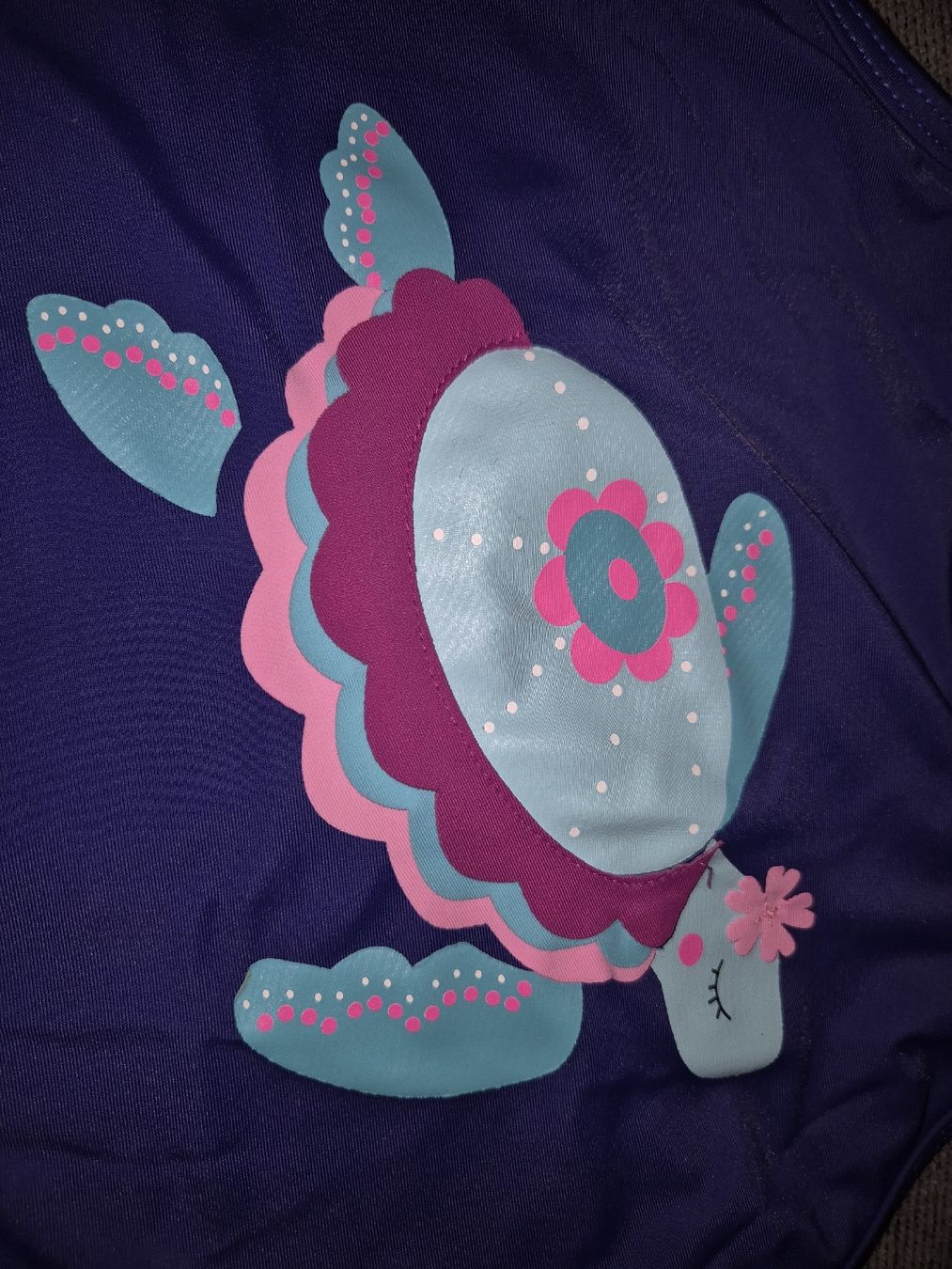 Badekleider & Bikinis: Mädchen Badeanzug Grösse 128 mit Schildkröte! – Gebraucht aus Altendorf von caj_hry2 1
