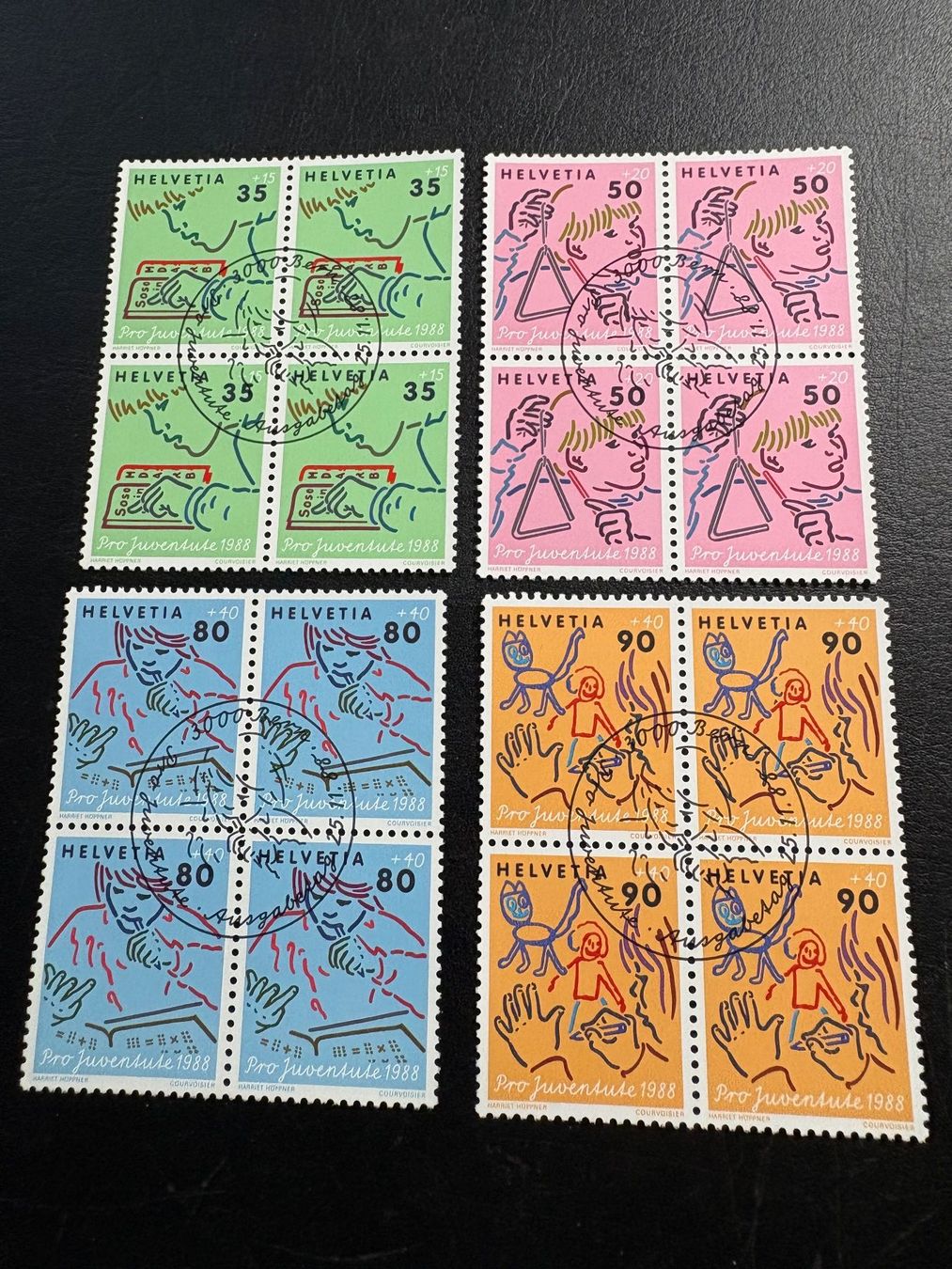 Alle Briefmarken: PJ 1988 – Gebraucht aus Herzogenbuchsee von Hebu6