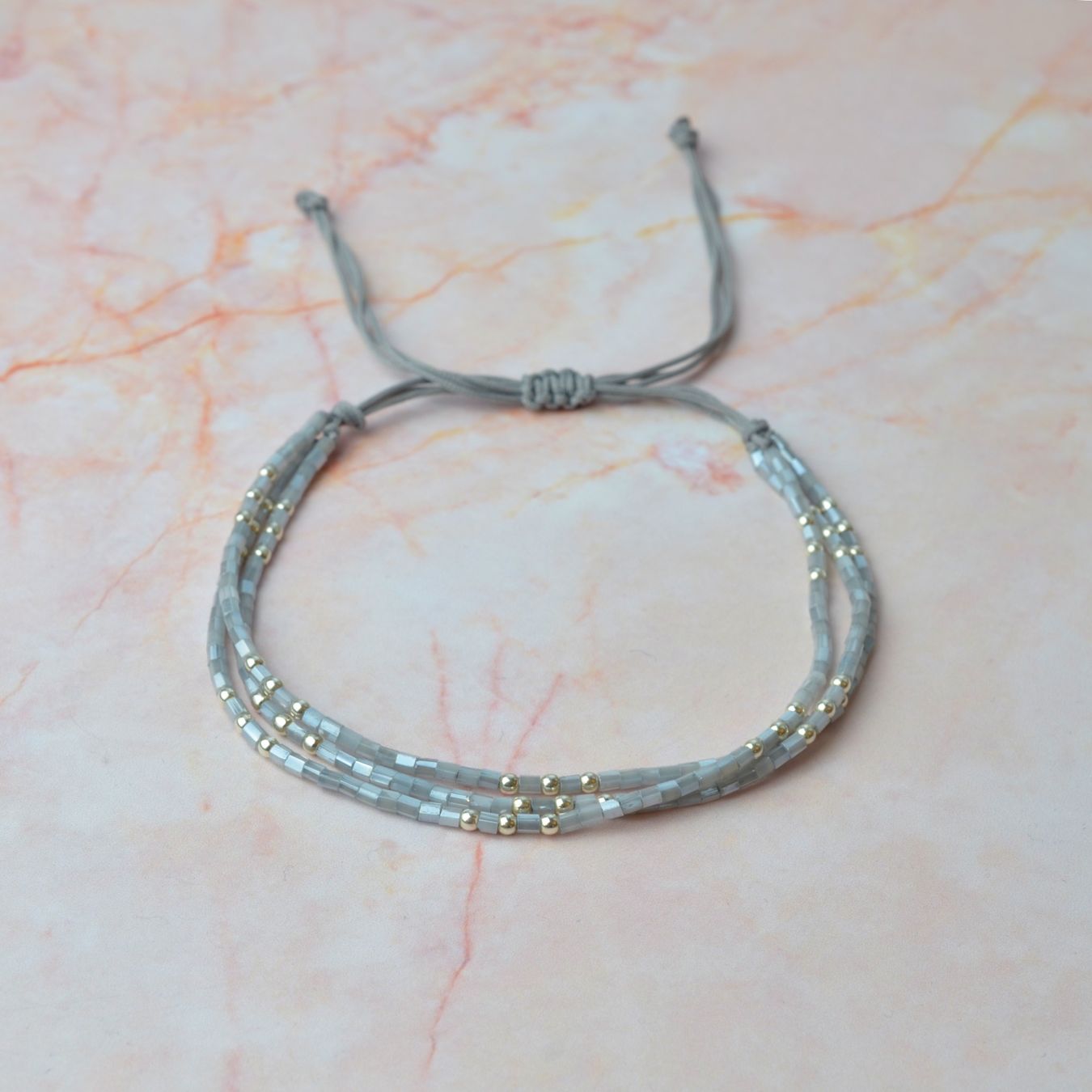 Bracciali & Braccialetti: Armband Glasperlen & Silber 925 (B0212) – Nuovo e nell'imballaggio originale da Effretikon venduto da Joiarte 1