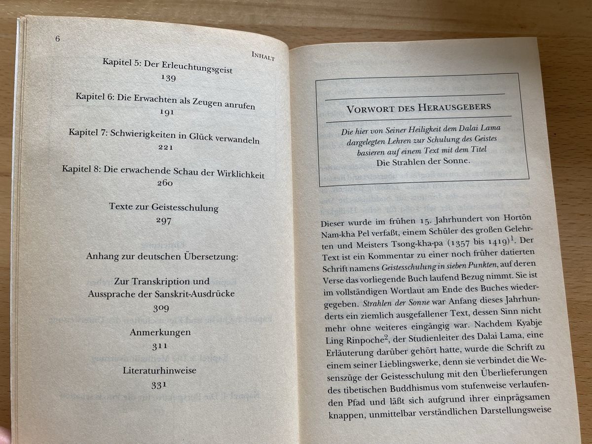 Bücher: Den Geist erwecken, das Herz erleuchten - Dalai Lama – Gebraucht aus Schwarzenburg von Michellu 7