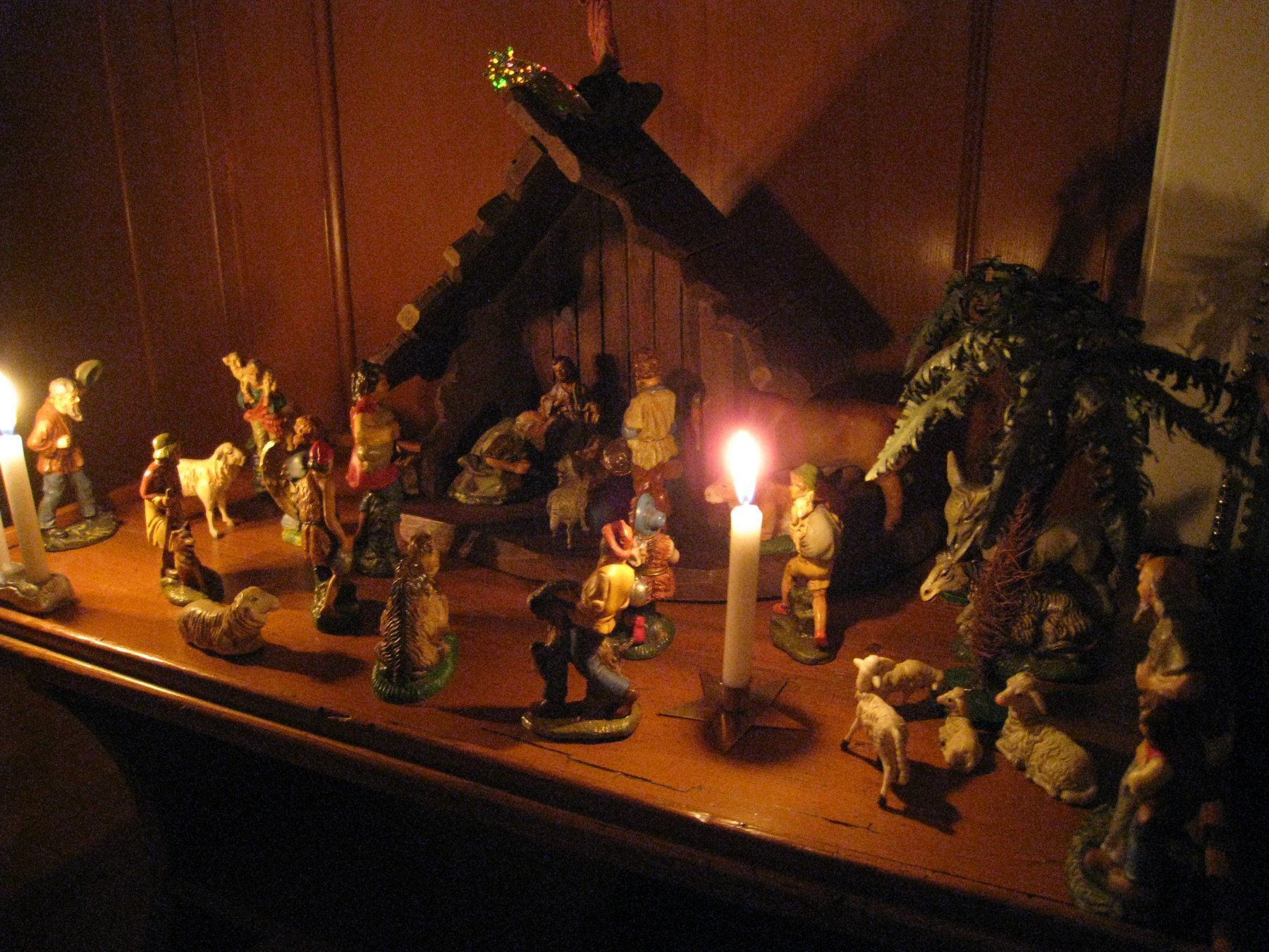 Tutte le decorazioni: Weihnachtskrippe mit Figuren, komplett, sehr schön! – Usato da Wallisellen venduto da Chris910 2