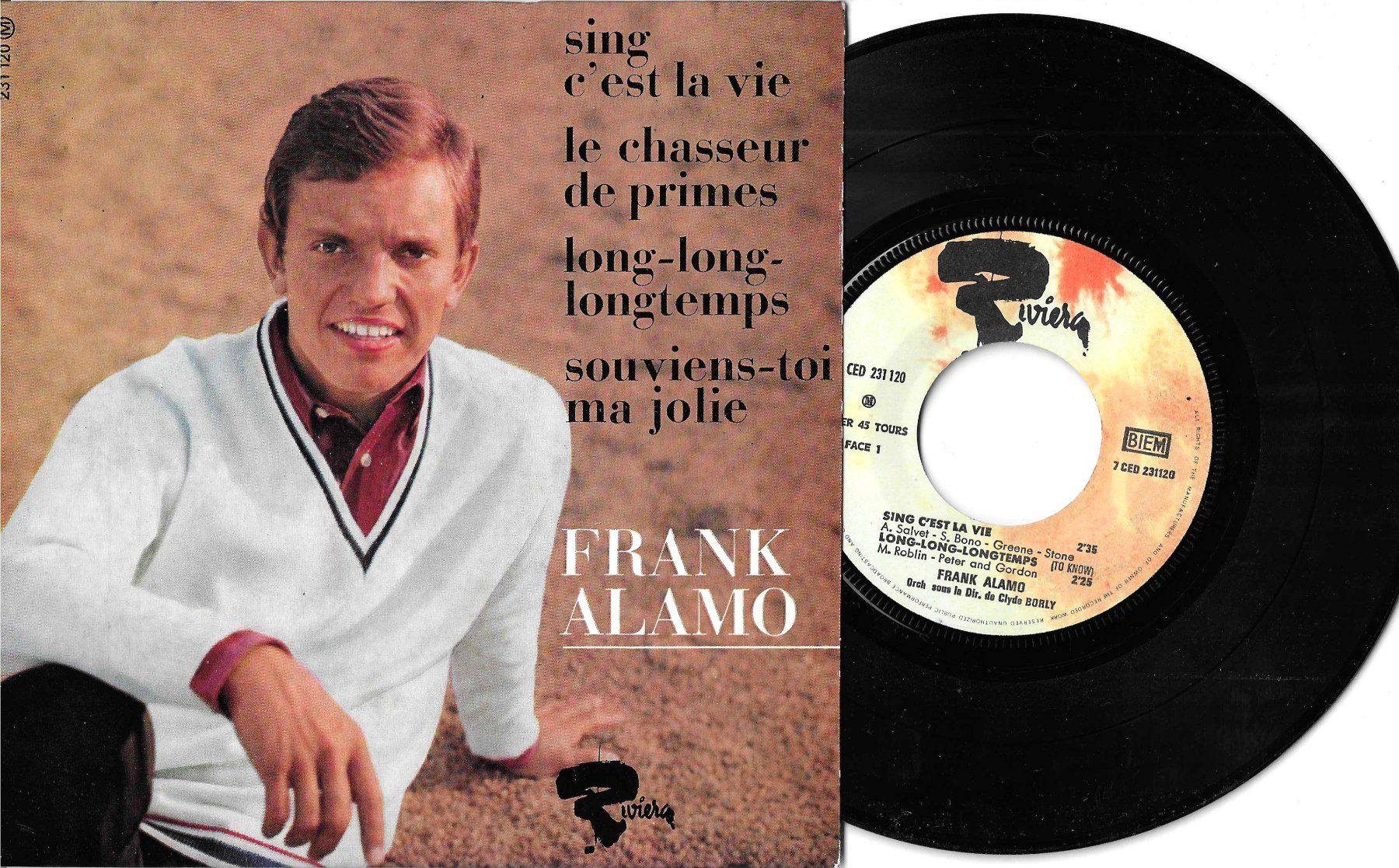 Dischi in vinile: Frank Alamo EP - Le chasseur de prmes – Usato da Savagnier venduto da Ne2065