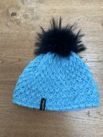 Norton Mütze Winter , Merino , hellblau/türki mit Bomme