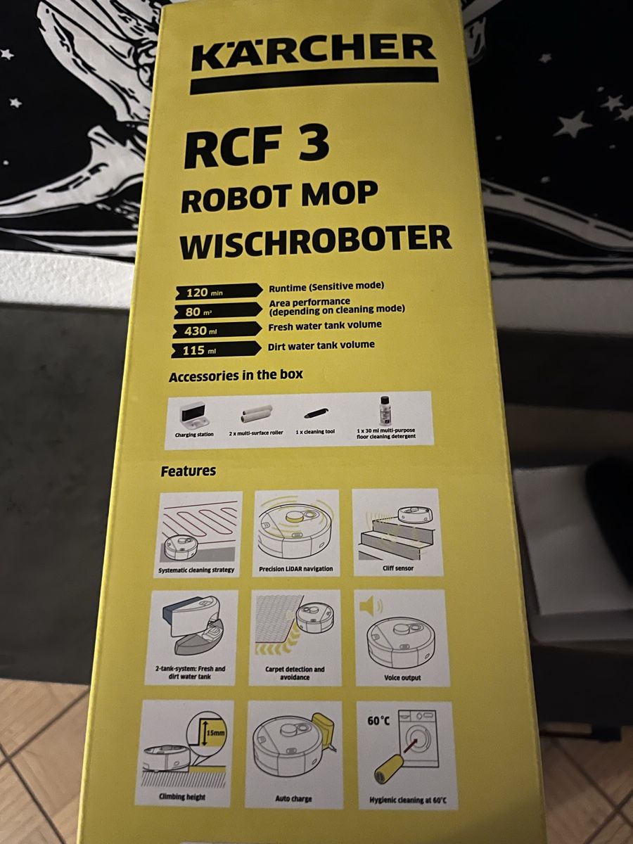 Kärcher Aspirapolveri & Accessori: Kärcher RCF3 wischroboter – Nuovo (secondo la descrizione) da Signau venduto da reb_xv5t 1