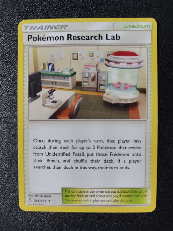 Pokémon Research Lab 205/236 Trainer Pokémon Unified Mind EN (Gebraucht ...