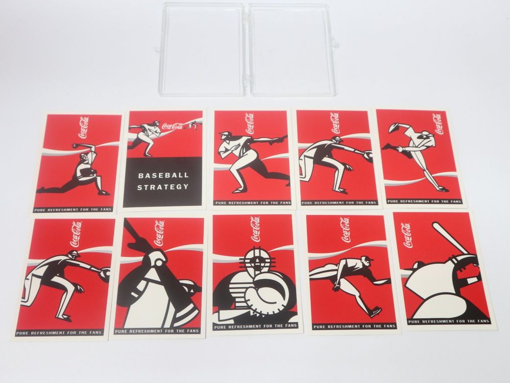 1997 Baseball Strategy Cards Coca Cola 2