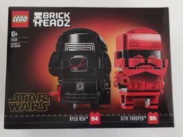 LEGO 75232 BrickHeadz Star Wars Kylo Ren & Sith Trooper, NEW