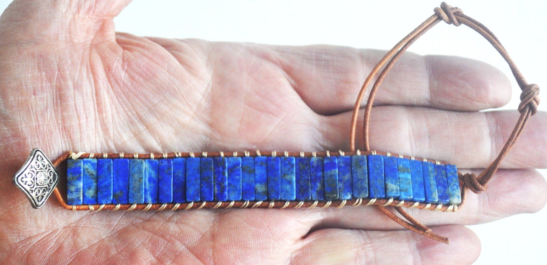 Bracciali & Braccialetti: Armband E-08 – Lapislazuli verstellbar – Nuovo e nell'imballaggio originale da Goldiwil (Thun) venduto da han_v5b7 1