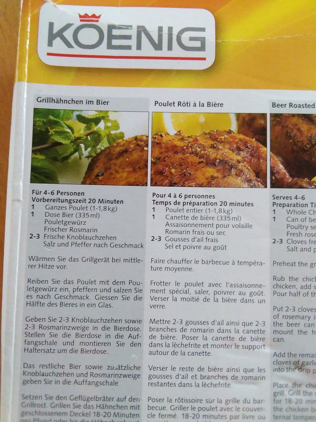 Elettrodomestici da cucina: Güggeli/Poulet Bräter, für Camping oder soo  für 5.--Fr – Usato da Killwangen venduto da Freds7 5