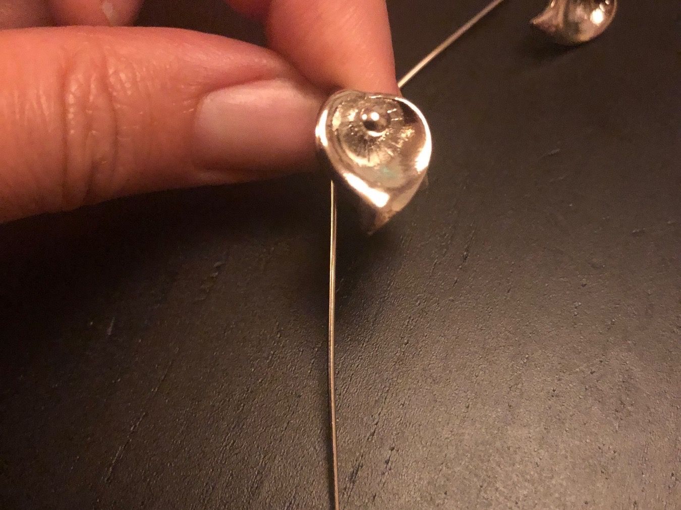 Ohrringe & -stecker: Ohrringe mit Calla / Nr157 – Neu (gemäss Beschreibung) aus Gams von Mariawicca 5