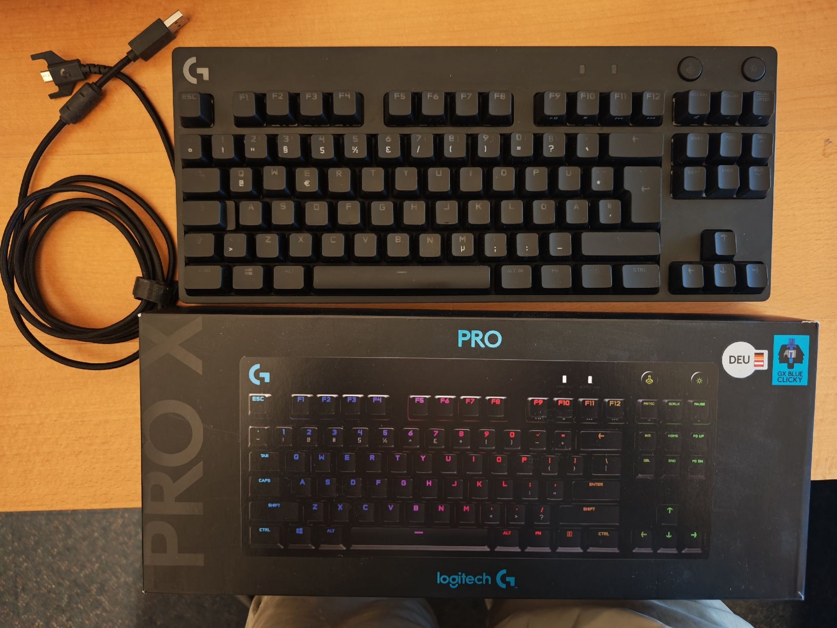 Logitech Tastaturen: Logitech G Pro X Mechanical Keyboard, GX Blue Clicky, Used – Gebraucht aus Vessy von guojin99 2