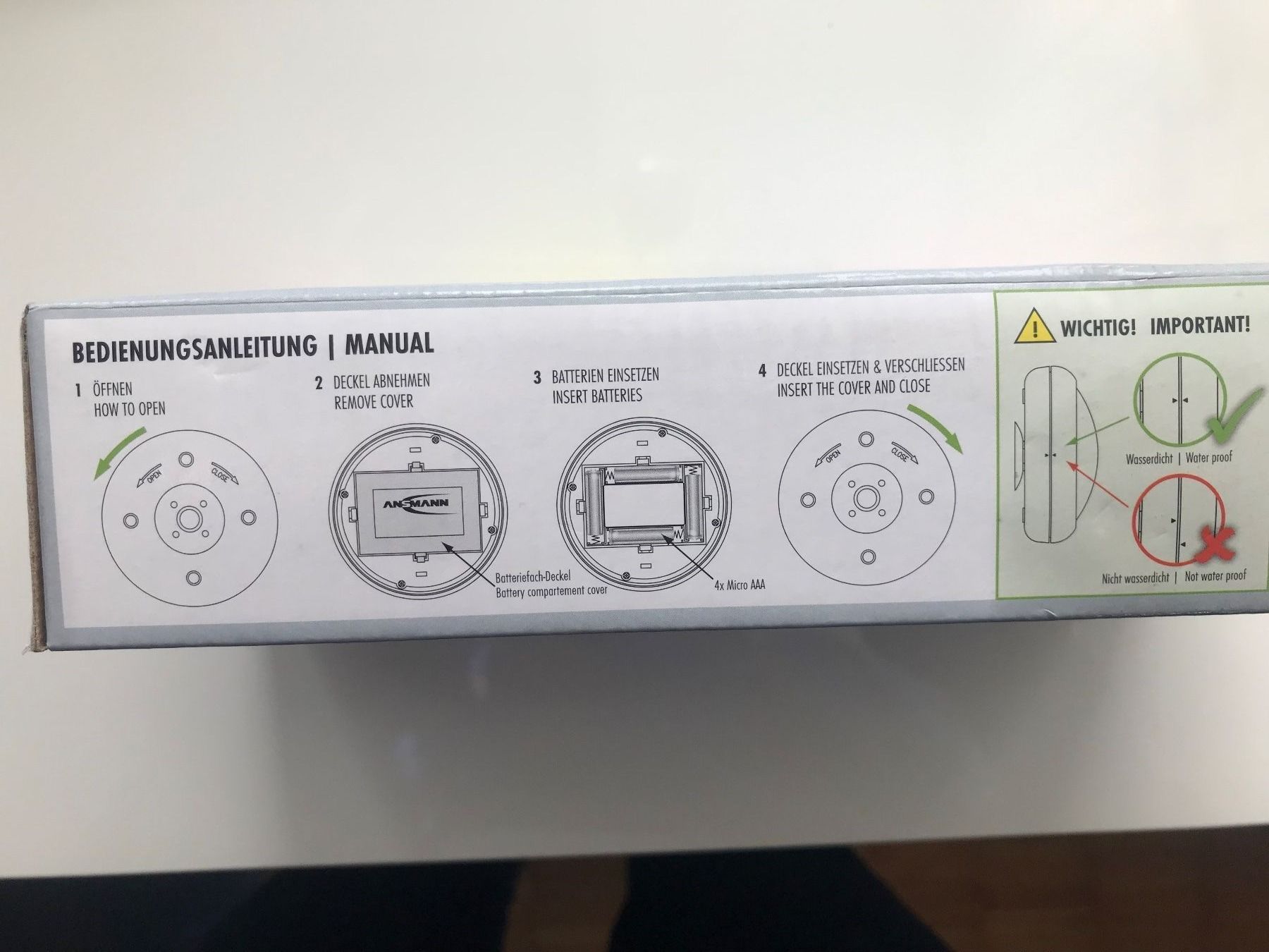 Lampade: Unterwasserleuchte Aqualight Stimmungslicht mit Farbwechsel – Nuovo e nell'imballaggio originale da Bubikon venduto da Koru1 2