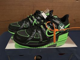 Nike Rubber Dunk x Off White Green Strike US 11 DS