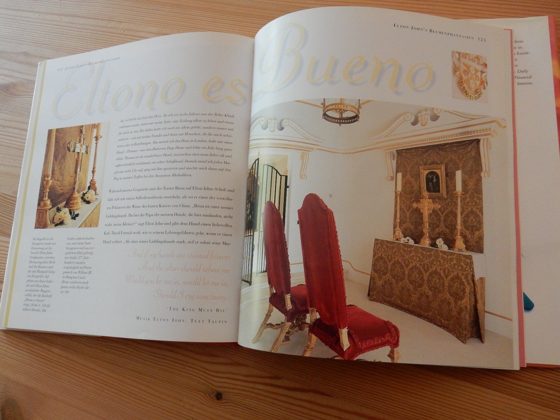 Libri: Buch Gartenbuch: Elton John's Blumenphantasien Interior – Usato da Jona venduto da JOberg_25 7