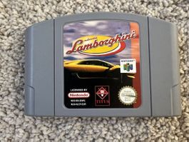 Lamborghini N64 Spiel EUR PAL Nintendo 64 Modul Rarität