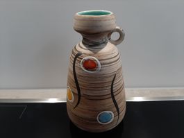 50er 60er vintage Ü - Keramik Henkelvase Vase Mid Century