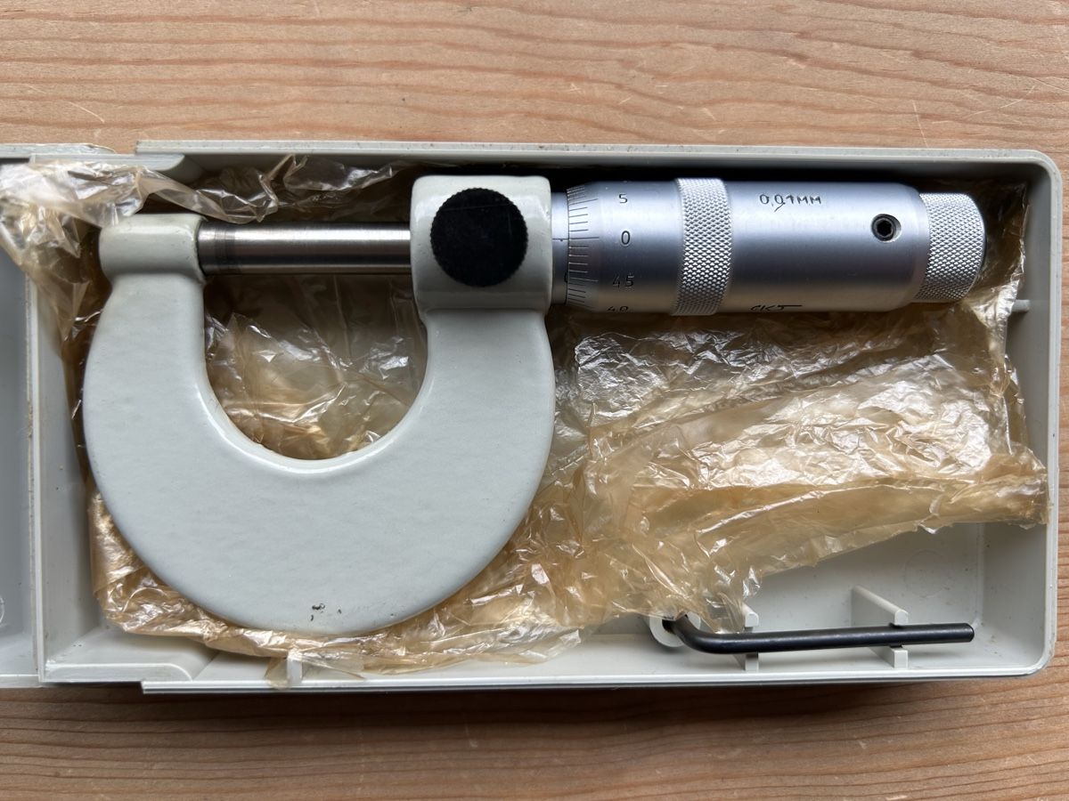 Misurare: russischer Mikrometer 0-25mm – Usato da Zürich venduto da rbrb 3