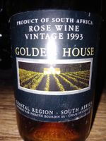 Golden house rosé wine 50cl 1993