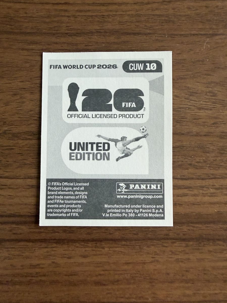 Panini Carte collezionabili: Cuw10 – Usato da Feldbrunnen venduto da cleo09