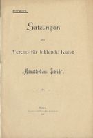 Satzungen des Vereins für bildende Kunst