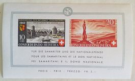 4192) B19, Pro Patria Sonderblock postfrisch Kt. 70.-