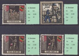 Steckkarte I. WK 1914/18 .... Diverse