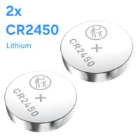2 Batterien - CR2450 (fabrikneu, OVP) Lithium CR 2450