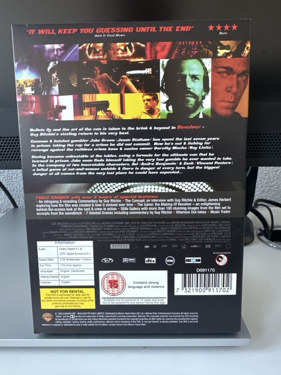 Revolver - A Guy Ritchie Film mit Jason Statham - DVD (Neu (gemäss ...
