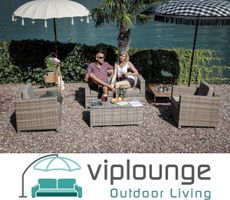 Gartenmöbel Rattan Lounge Sofa natural