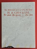 DISSOLUTO P DON GIOVANNI MOZART LIBRETTO OPER STUTTGART 1985