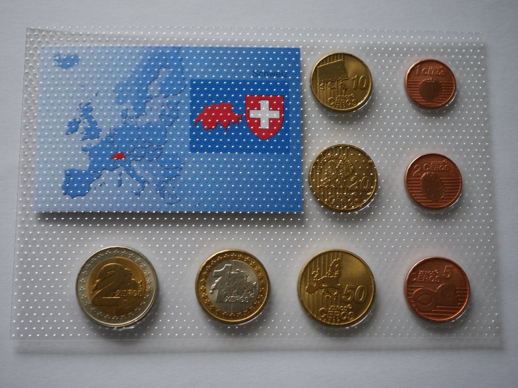 Tutti le monete: Euro Probe Schweiz 2009 ***TOP*** – Nuovo e nell'imballaggio originale da Kreuzlingen venduto da Samson01 1