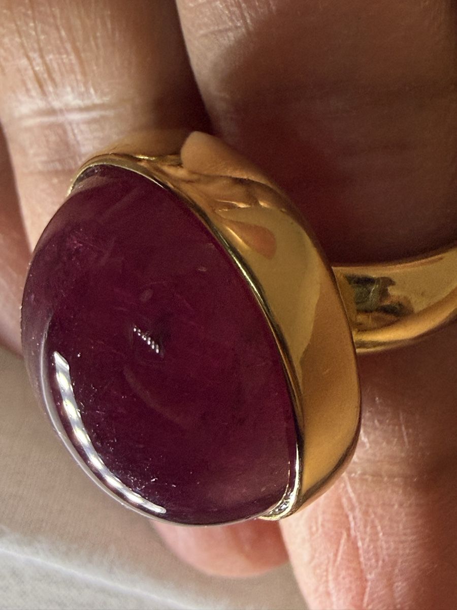 Anelli: GoldRing 18k mit Turmalin Rubellit – Usato da Oberhof venduto da RealStone 6