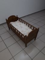 Antikes Biedermeier Kinderbett aus Nussbaum – 19. Jahrhunder