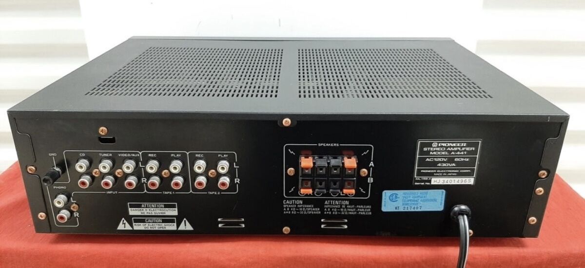 Pioneer Amplificatori: Pioneer A441 Stereo Verstärker – Usato da Trimbach venduto da ELITA-5 4