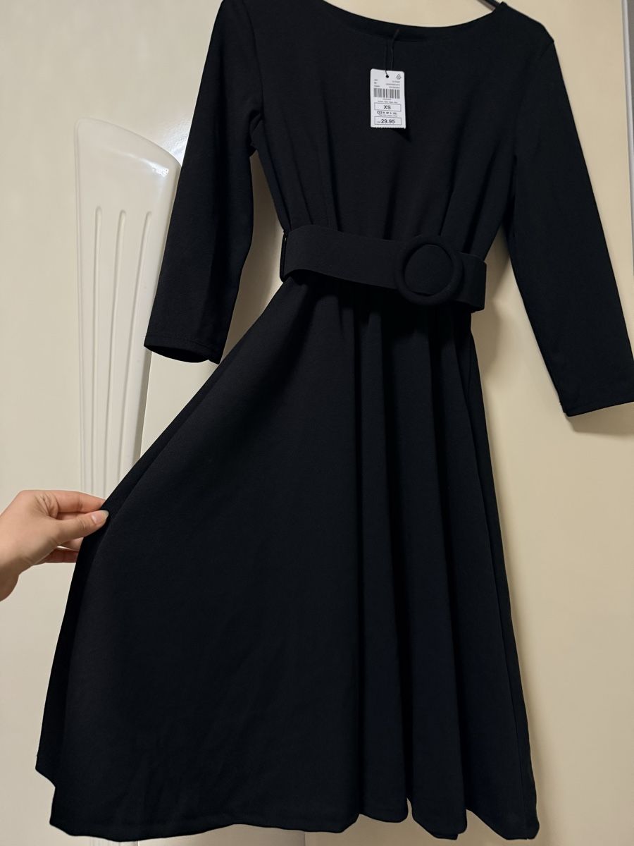 Vestiti & Gonne: Wunderschönes Schwarzes Kleid mit Gürtel – Nuovo e nell'imballaggio originale da Benglen venduto da Shamily 1