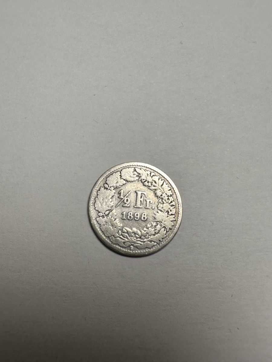 Tutti le monete: Schweizer Münze - 50 Rappen 1898 – Nuovo (secondo la descrizione) da Urnäsch venduto da Severin.05.