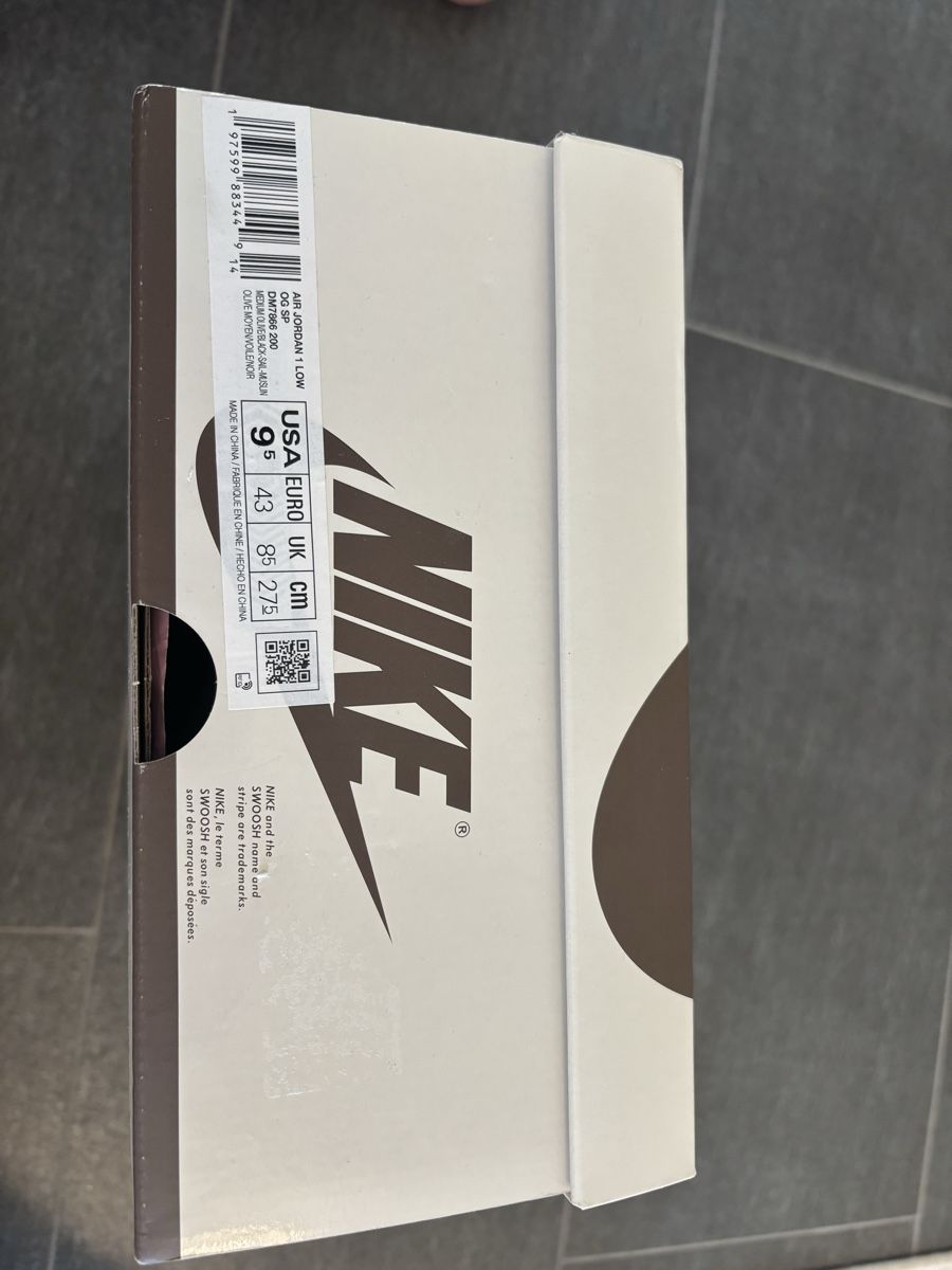 Nike Scarpe da uomo: Jordan 1 Retro Low OG SP Travis Scott Medium Olive – Nuovo e nell'imballaggio originale da Ins venduto da sel_6vqj 6
